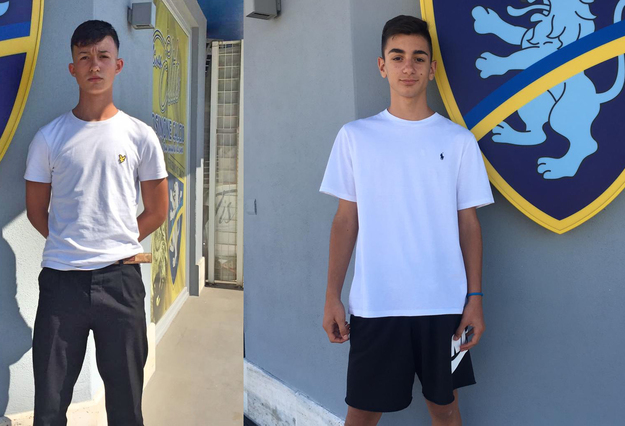 I due calciatori in sede gialloblu